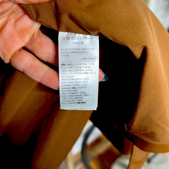 Chicos, vintage 70s inspired FAUX leather coat Love love love! - Picture 6 of 7